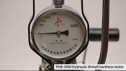 Portable Brinell Hardness Tester PHB-3000 Operation Video