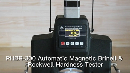 Automatic Magnetic Brinell & Rockwell Hardness Tester PHBR-300 Operation Video